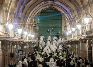Un millier de juifs sur l’esplanade du Mont du Temple