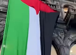 Amsterdam : un drapeau palestinien géant arraché en 2 secondes