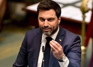 Georges-Louis Bouchez, député belge, courageux sur Gaza