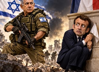 Netanyahou Macron ou le jour et la nuit