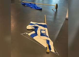 7 octobre: un député européen a renversé le drapeau israélien