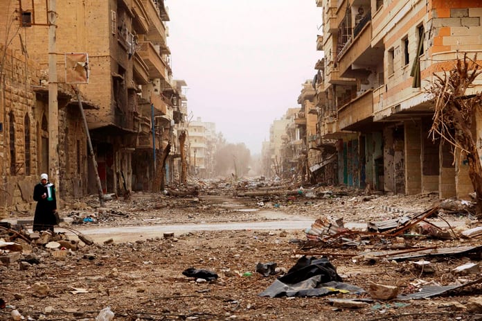 Une-rue-de-Deïr-al-Zor