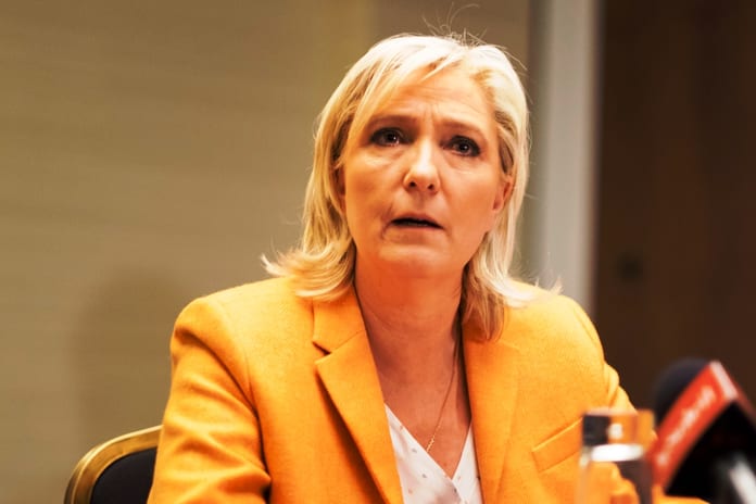 CANADA-QUEBEC-FRANCE-POLITICS-MARINE LE PEN