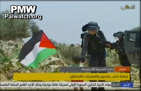PA TV - soldier tries to handshake