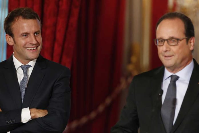 Emmanuel-Macron-quitte-Francois-Hollande-comme-Brutus-poignarda-Cesar_953_635
