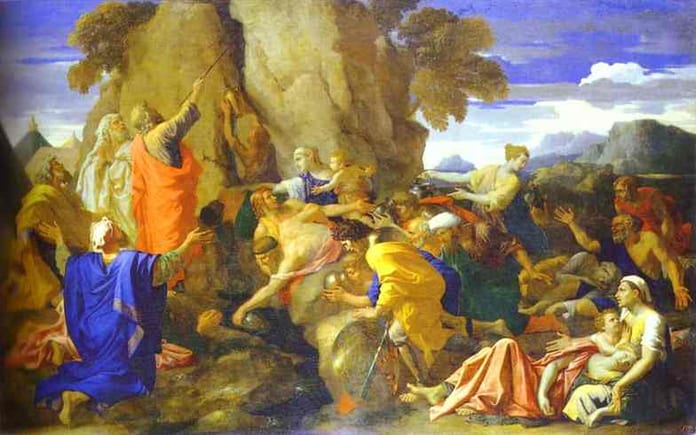 moise_rocher_poussin