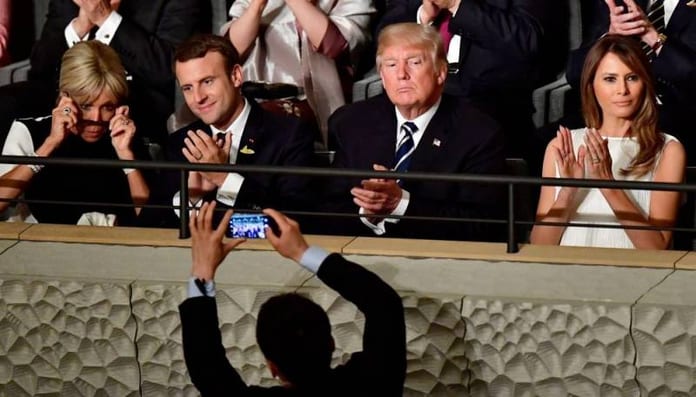 macron et trump