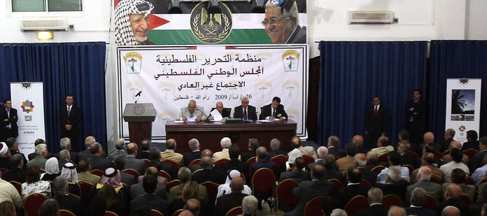 MIDEAST-PALESTINIAN-POLITICS-PLO