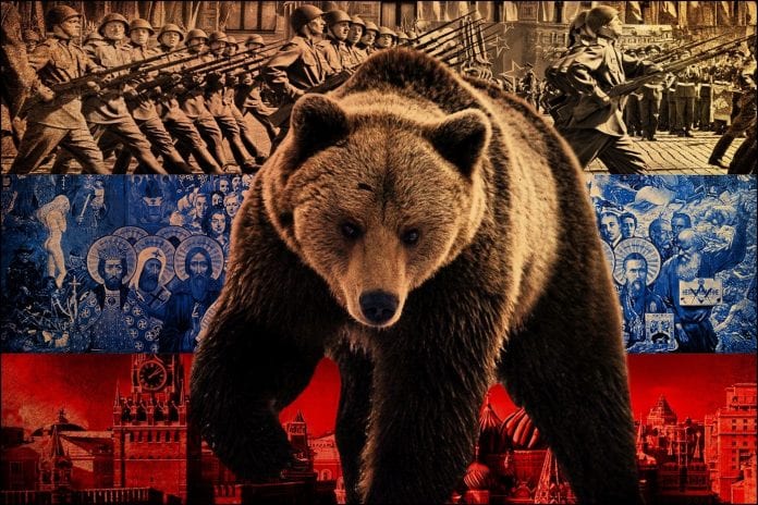 Ours-Symbole-Drapeau-Russie