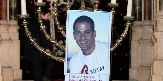 A portrait of France's Ilan Halimi, 23, is seen during a memorial ceremony at