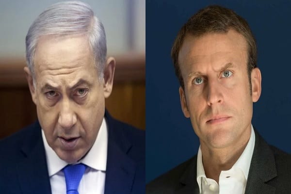 MACRON-NETANYAHU-COLLAGE