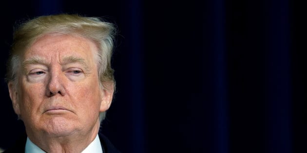 President Donald Trump speaks to the media after the Congressional Republican Leadership retreat