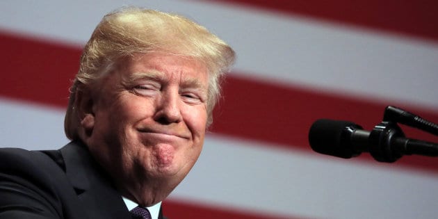 U.S. President Donald Trump delivers remarks regarding the Administration's National Security Strategy at the Ronald Reagan Building and International Trade Center in Washington D.C.