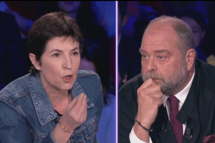 7792572708_christine-angot-et-eric-dupond-moretti-sur-le-plateau-d-on-n-est-pas-couche-samedi-10-mars-2018