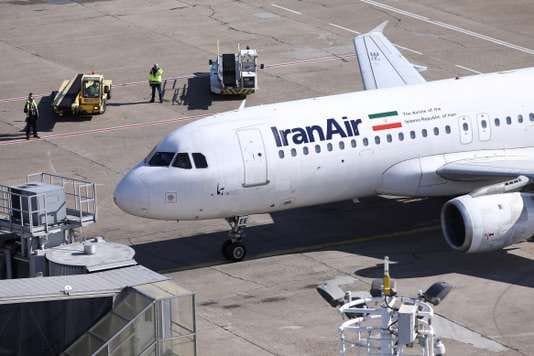FILE PHOTO: An IranAir Airbus A320 aircraft parks at Belgrade's Nikola Tesla Airport