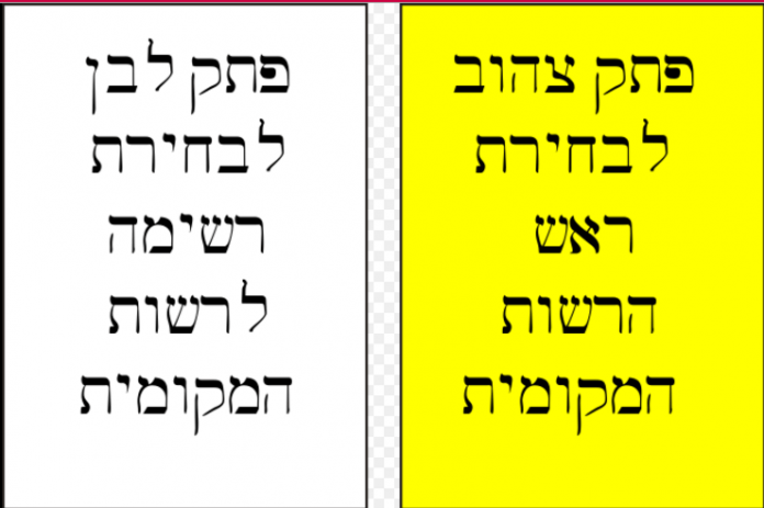 בחירות-ברשויות