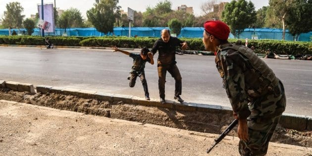 IRAN-MILITARY-UNREST-ATTACK