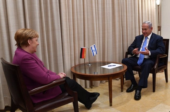 PM-Netanyahu-German-Chancellor-Merkel