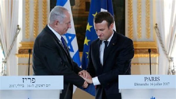 MACRON-NETANYAHU-ELYSEE-LETTRE