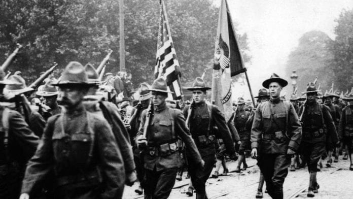 Entree en guerre des USA, 1917