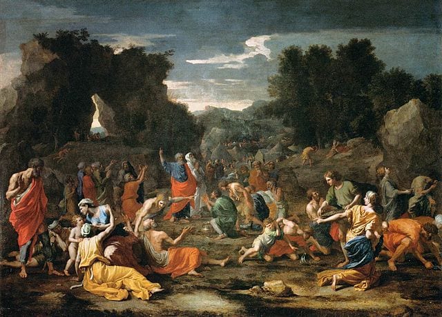Poussin_Nicolas_-_The_Jews_Gathering_the_Manna_in_the_Desert_-1637_-_1639