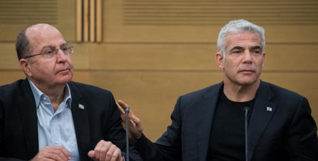 Moshé-Yaalon-et-Yaïr-Lapid-YS
