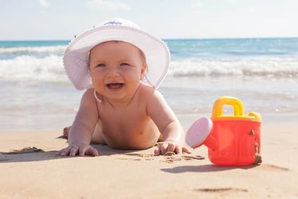 bebe-plage