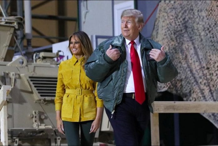 Donald-et-Melania-Trump-en-visite-surprise-en-Irak