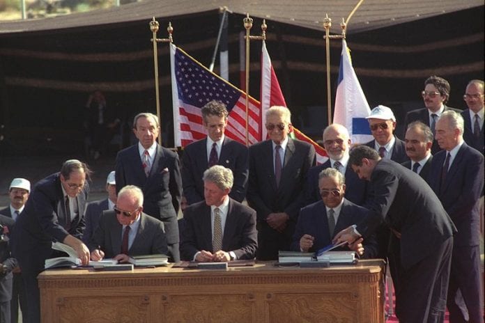 Jordanie-Israel-Traite-de-paix-photo-GPO