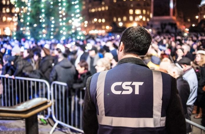 Images from Chanukah in the Square, London.
