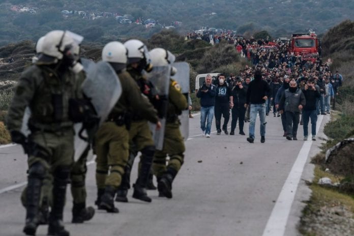 GREECE-UE-MIGRATION-PROTEST
