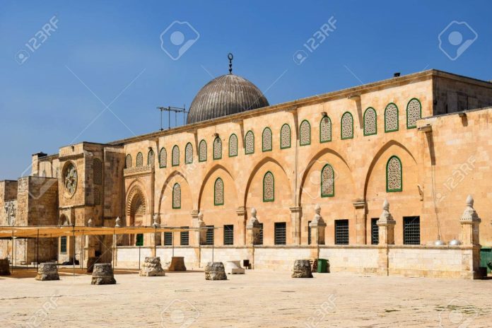 Al Aqsa Mosque at the Temple Mount, Jerusalem, Israel