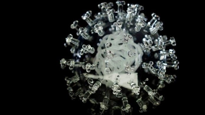 Coronavirus-sculpture