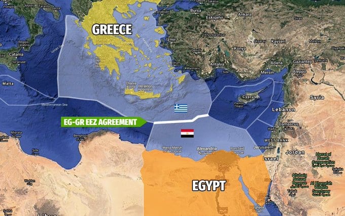 Accord-Grèce-Egypte-Carte