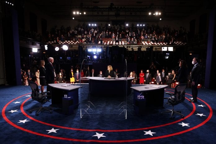 Mike Pence And Kamala Harris Take Part In Vice Presidential Debate