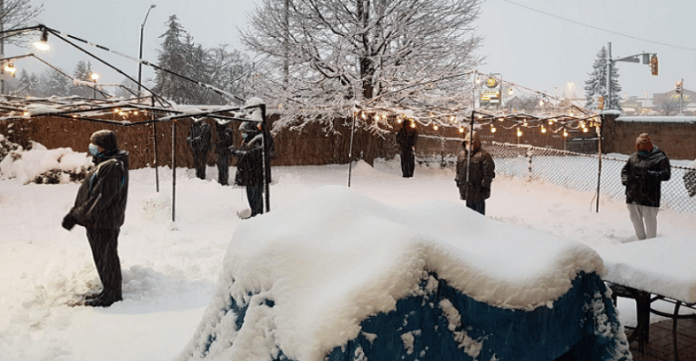 Prier-sous-la-neige
