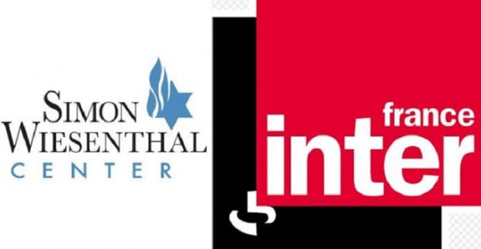 Le-centre-Simon-Wiesenthal-contre-France-Inter