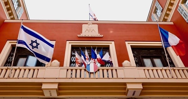NICE-ISRAEL-DRAPEAU
