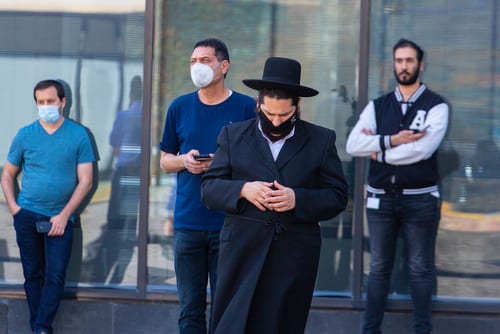 Tel,Aviv,,Israel-,May,11,,2020:,Coronavirus,Outbreak.,Israel,To
