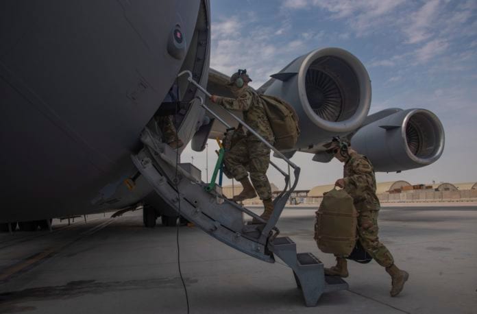 C-17s support Afghanistan drawdown
