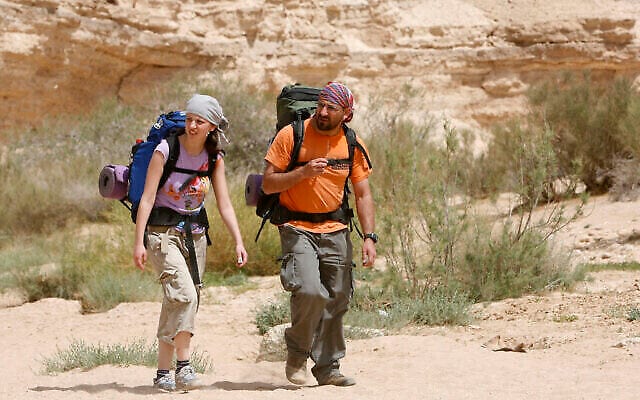 walking the Israel hiking trail