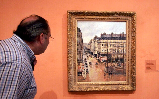 Rue St.-Honore, Apres-Midi, Effet de Pluie, Rue St. Honore in the Afternoon, Effect of Rain