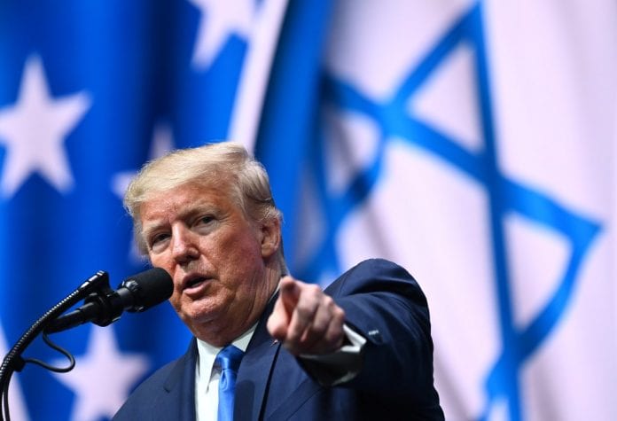 Trump delivers address to Israeli American Council