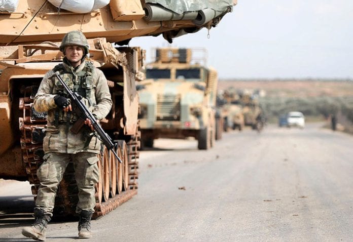 Atalayar_Soldado turco en Idlib, Siria
