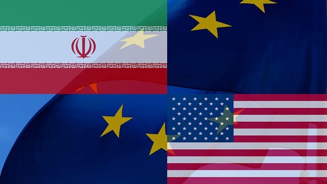 Drapeaux-Iran-USA-UE-Geralt-Pixa
