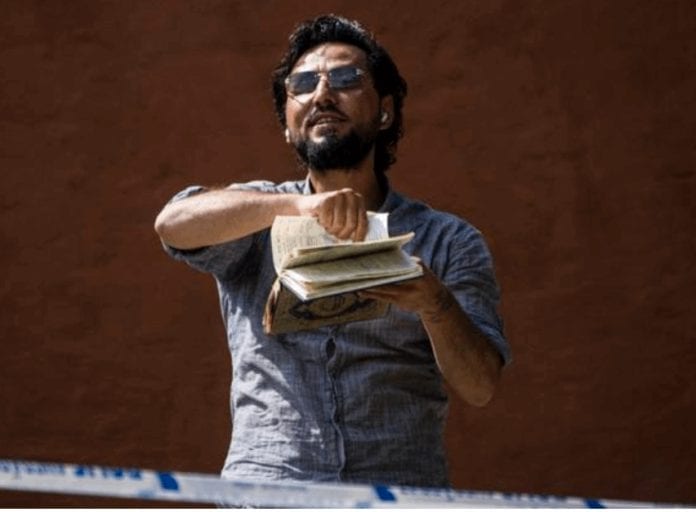 2023-06-29 12_57_37-Suède _ un homme brûle des pages du Coran devant une mosquée lors d'un rassemble