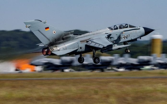 Air Defender Exercise 2023 at the military airport of Jagel