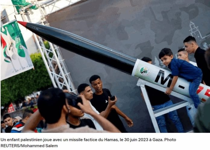 2023-07-02 09_58_37-A Gaza, le Hamas expose missiles et armes pour la première fois - L'Orient-Le Jo