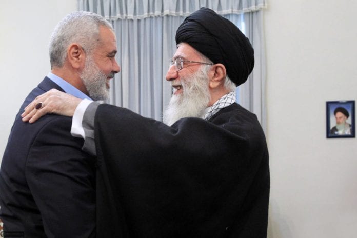 IRAN-PALESTINIAN-HAMAS-DIPLOMACY-KHAMENEI