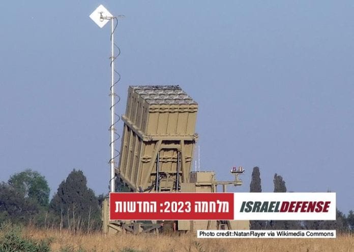 2023 War- News Iron Dome near Sderot